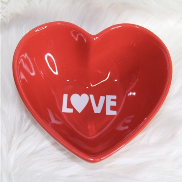 Other - love red heart bowl